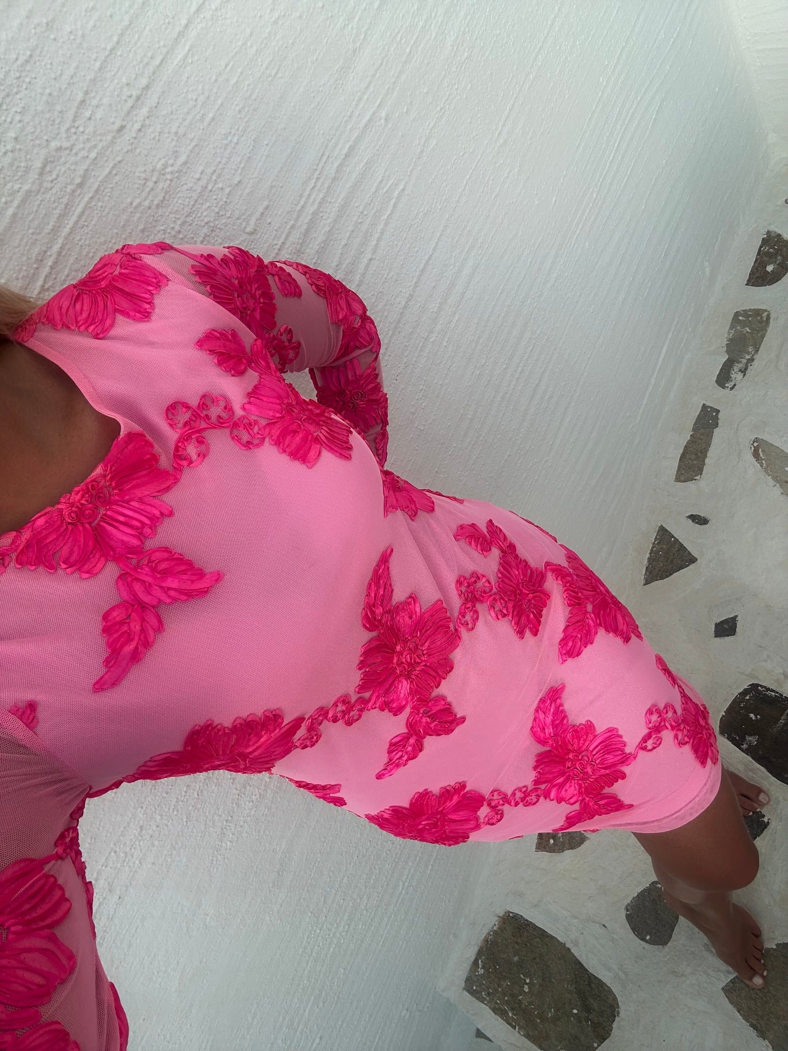 PCEVA Short Dress - Sachet Pink